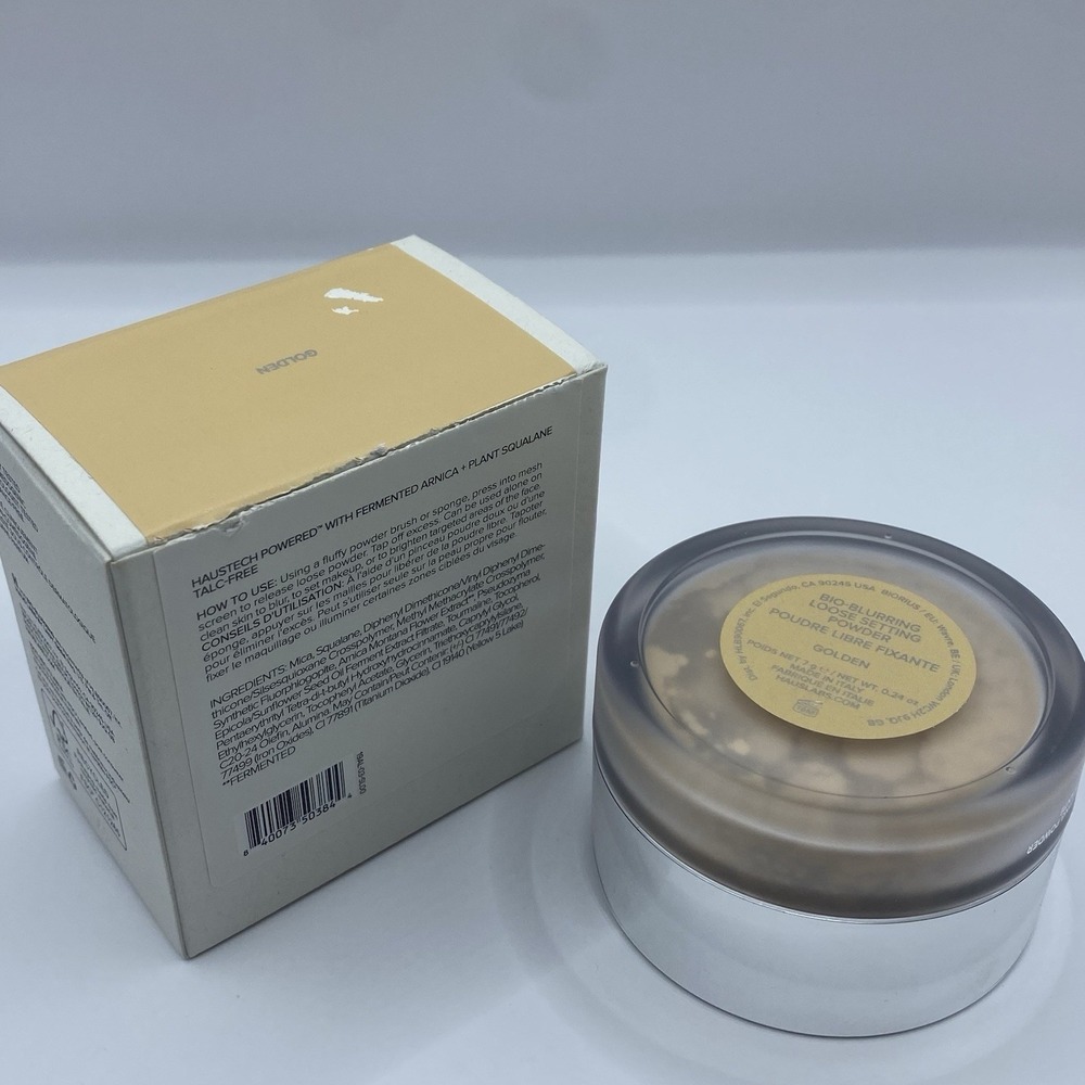 Haus Labs Bio-Blurring Loose Setting Powder GOLDEN New Discontinued - Picture 4 of 12